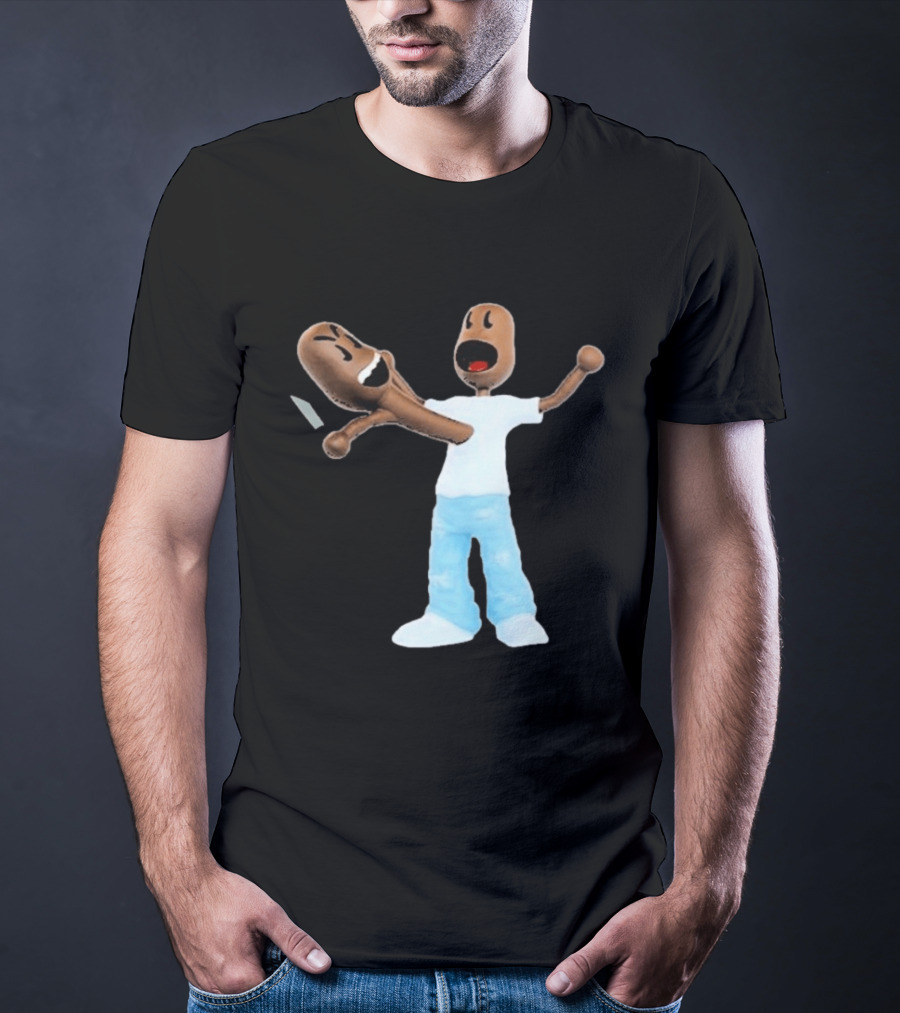 Kid Cudi Scotty Ramon Versus Cartoon Characters Clash T-Shirt