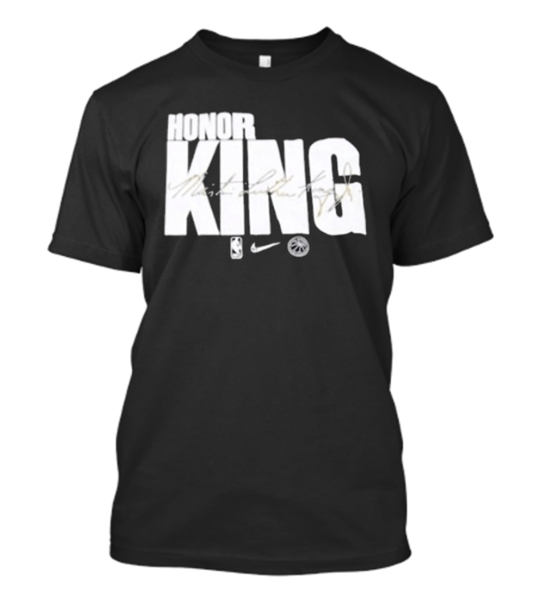 Nike Golden State Warriors Honor The King Martin Luther King Jr NBA T-Shirt