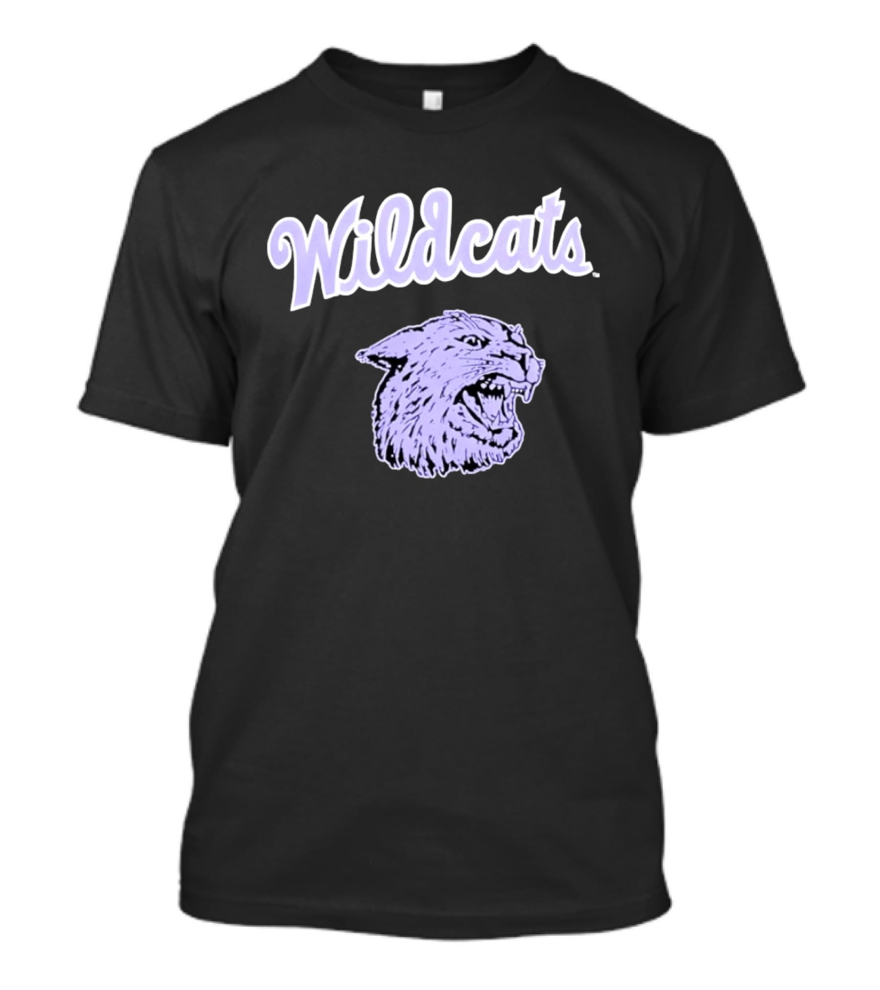 Wildcats Wildcat Head Purple T-Shirt