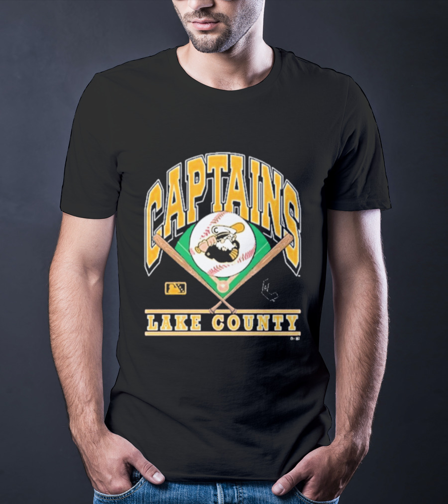 Lake County Captains Baseball Summit Sportswear MLB Team Merchandise T-Shirt