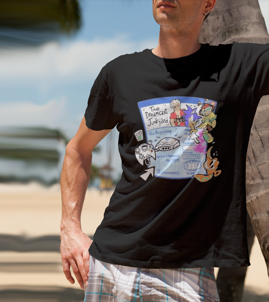 The Dreamcast Junkyard Animated AF Dec 2005 Tom Charnock Rummage Videos T-Shirt