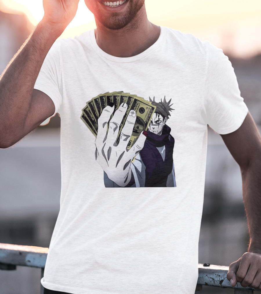 Choso Jujutsu Kaisen Money Fan Anime T-Shirt
