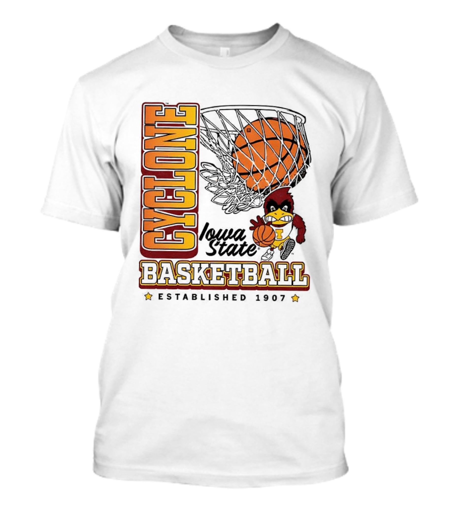 Iowa State Cyclones Basketball Est 1907 Vintage Cyclone T-Shirt