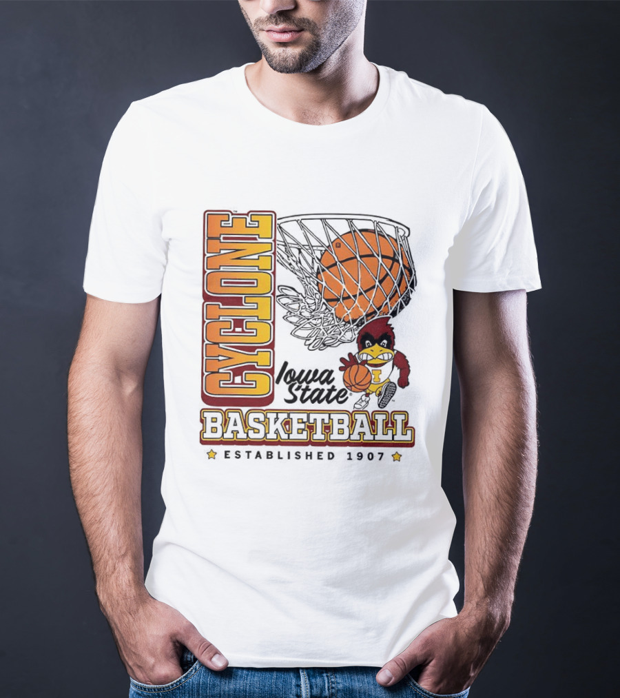 Iowa State Cyclones Basketball Est 1907 Vintage Cyclone T-Shirt