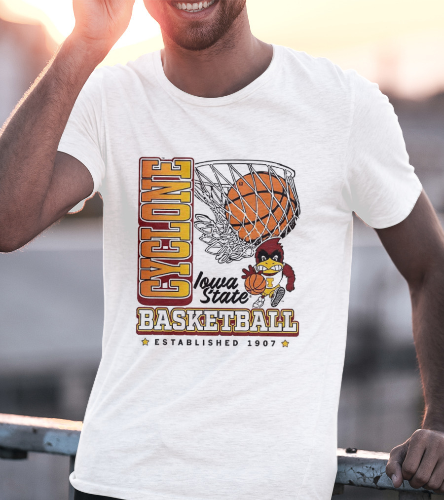 Iowa State Cyclones Basketball Est 1907 Vintage Cyclone T-Shirt