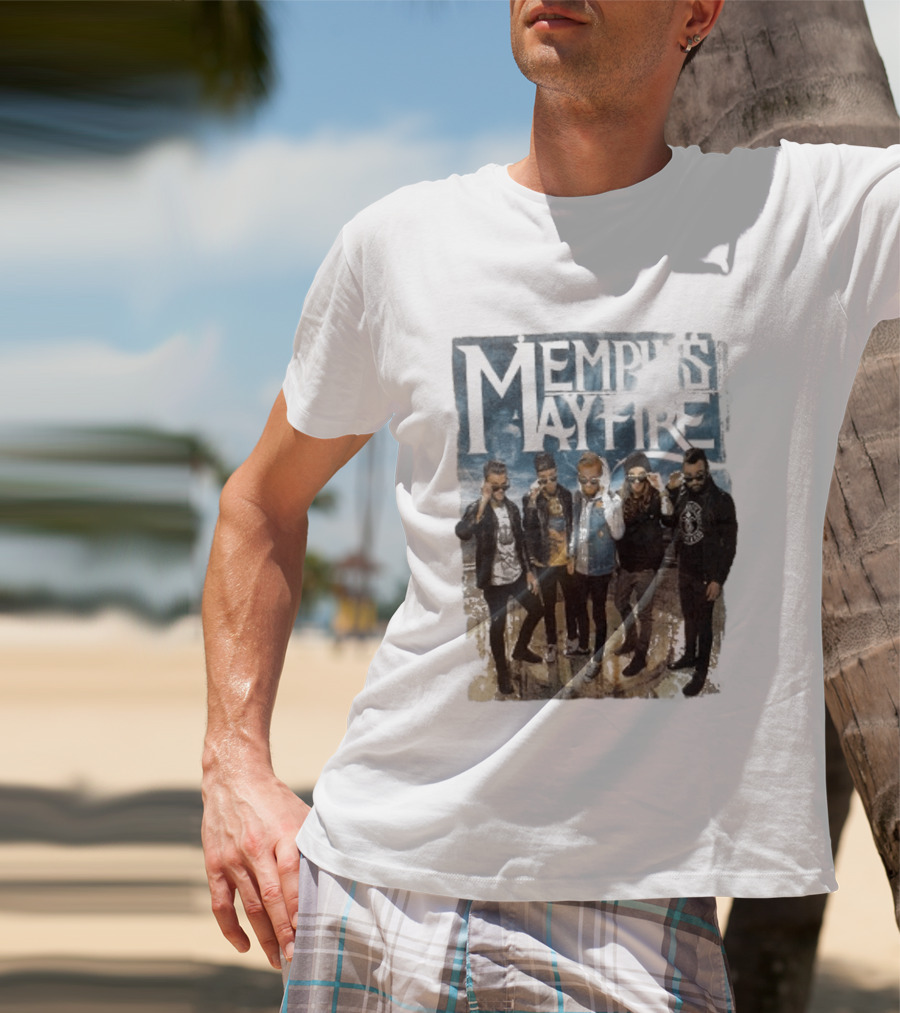 Memphis May Fire Band Sunglasses T-Shirt