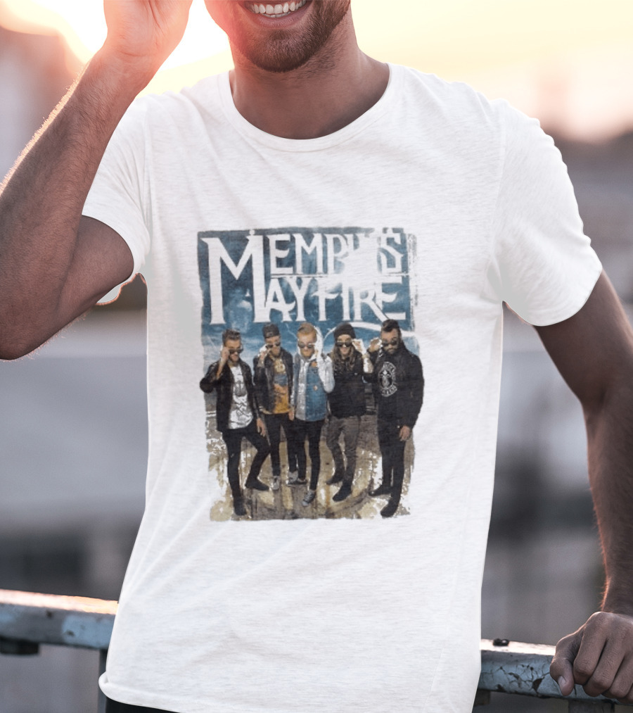 Memphis May Fire Band Sunglasses T-Shirt
