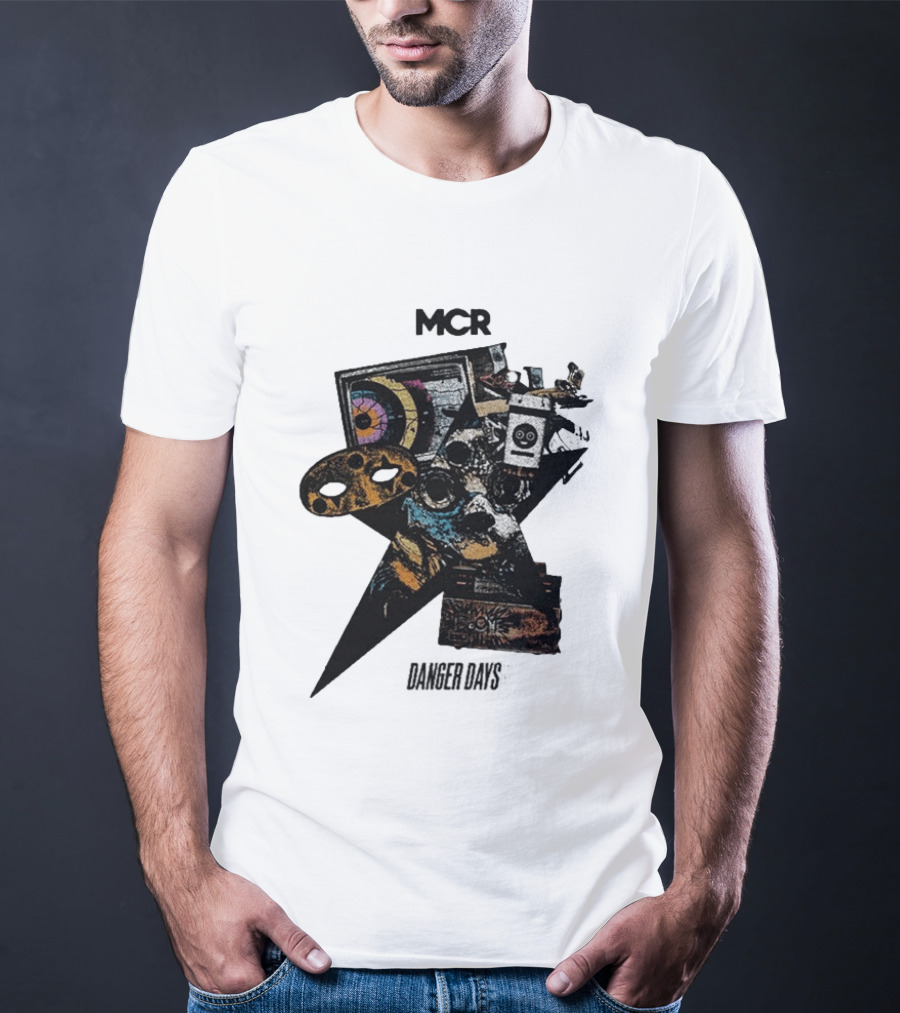 MCR Danger Days Collage Target Robot Gaming Controller T-Shirt