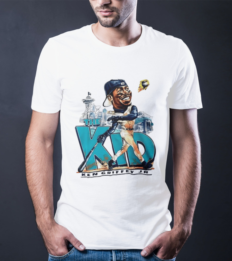 Ken Griffey Jr. The Kid Seattle Baseball Legend T-Shirt