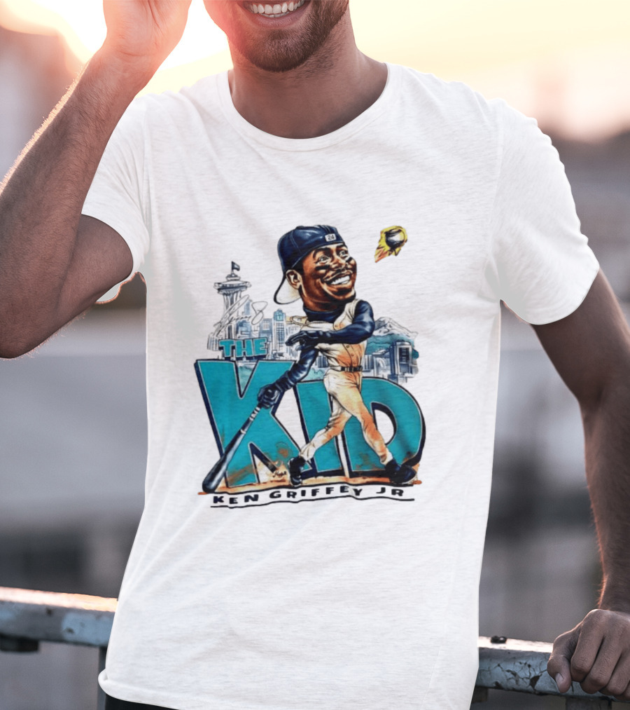 Ken Griffey Jr. The Kid Seattle Baseball Legend T-Shirt