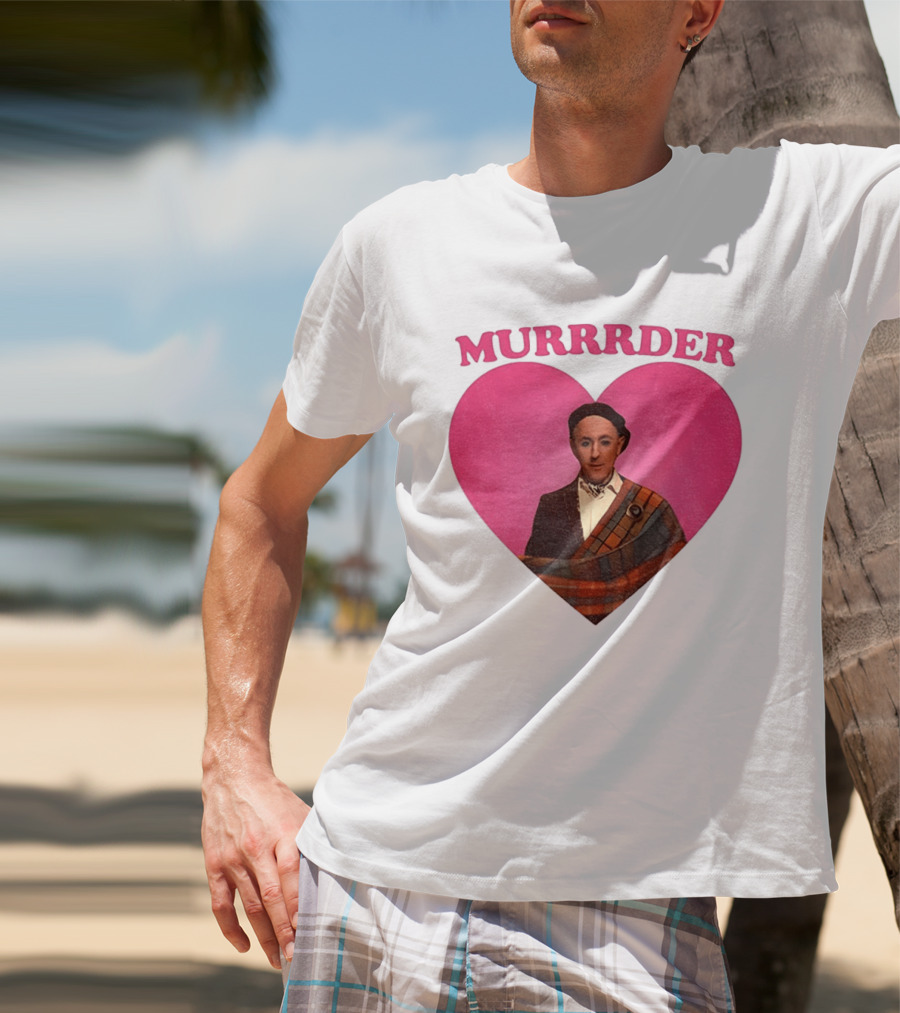 Alan Cumming Murrrder Heart Pink Love The Traitors TV Show T-Shirt