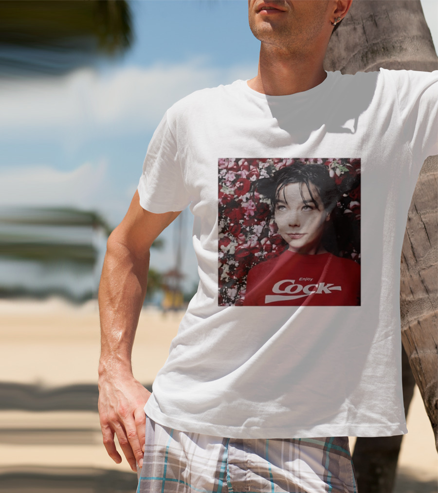 Bjork Enjoy Cock Vintage Inspired 2023 Floral T-Shirt