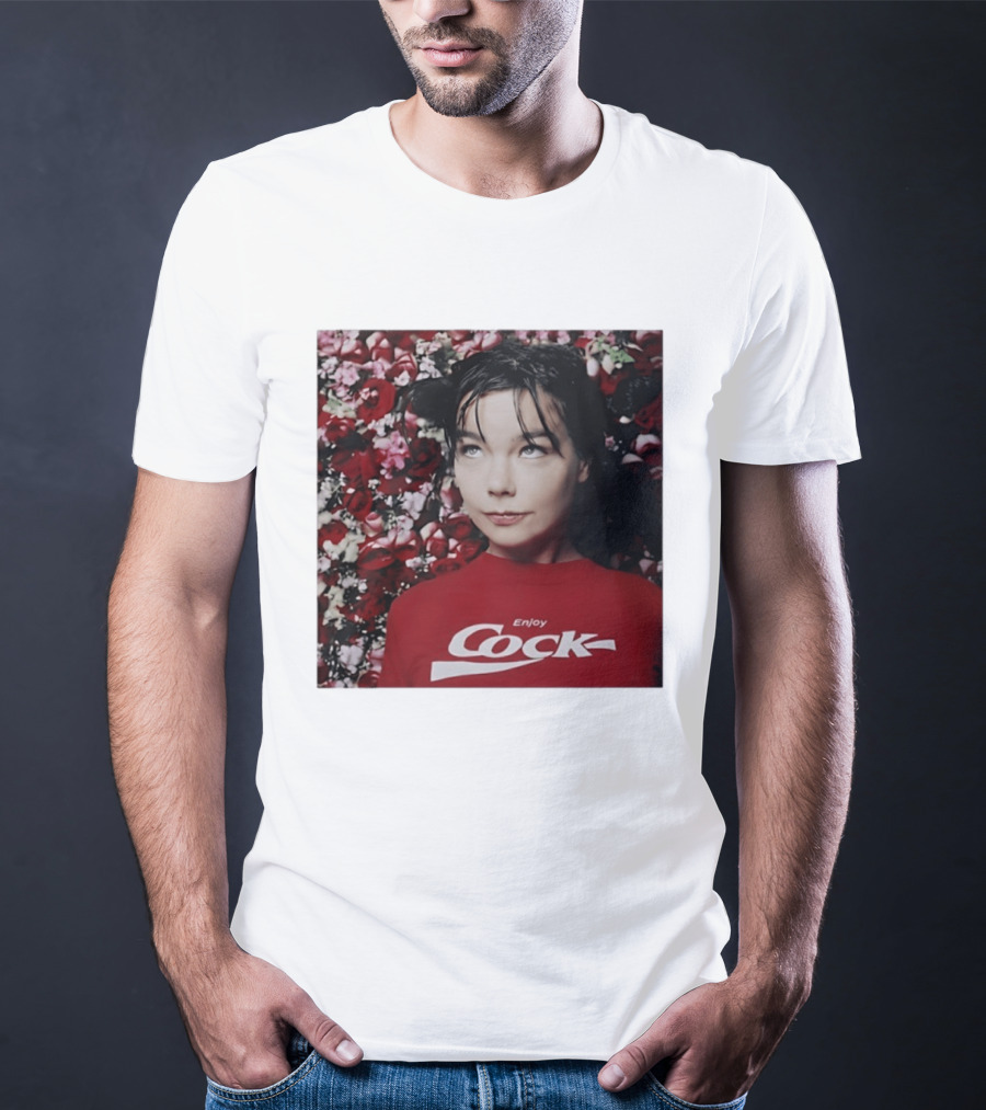 Bjork Enjoy Cock Vintage Inspired 2023 Floral T-Shirt