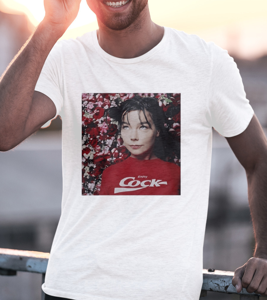 Bjork Enjoy Cock Vintage Inspired 2023 Floral T-Shirt