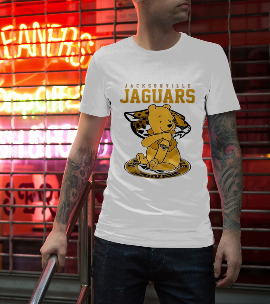 Jacksonville Jaguars Winnie The Pooh 100th Anniversary Collaboration T-Shirt