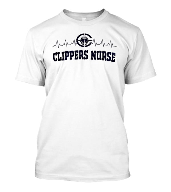 Clippers Nurse Heartbeat T-Shirt