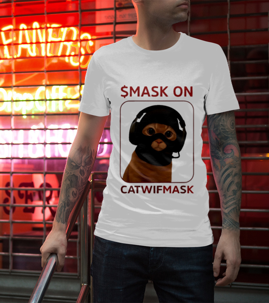 $Mask On Catwifmask T-Shirt