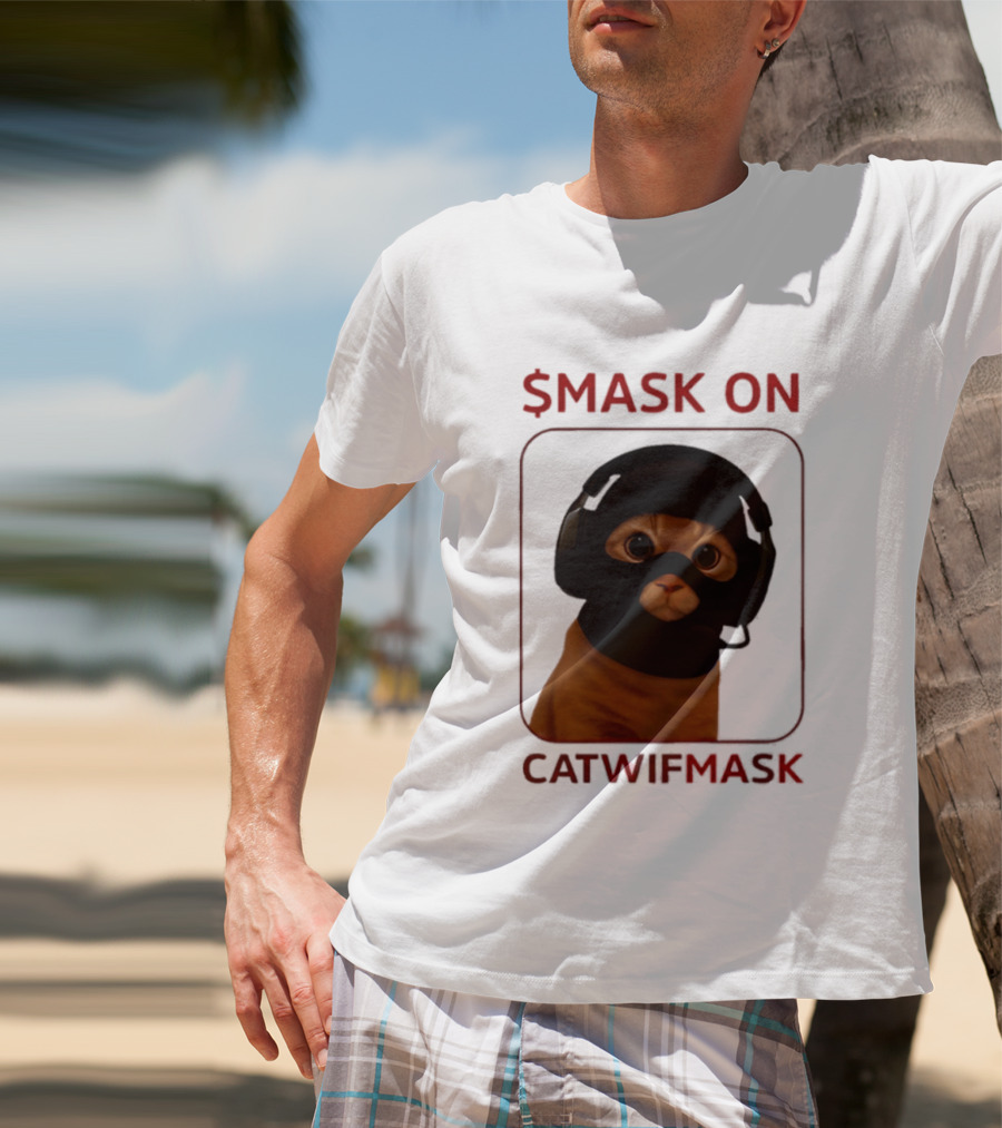 $Mask On Catwifmask T-Shirt