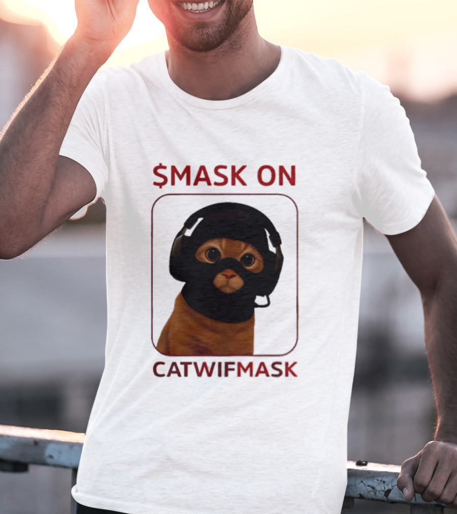 $Mask On Catwifmask T-Shirt