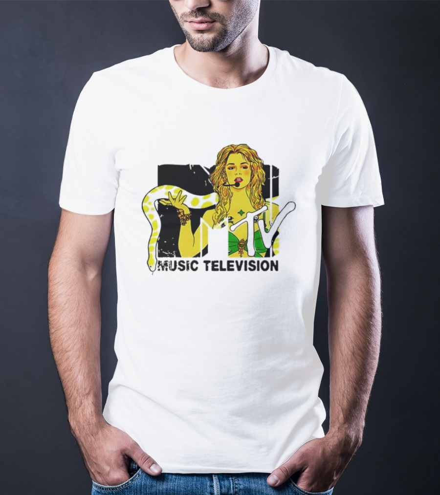 Britney Spears MTV Music Television Snake T-Shirt