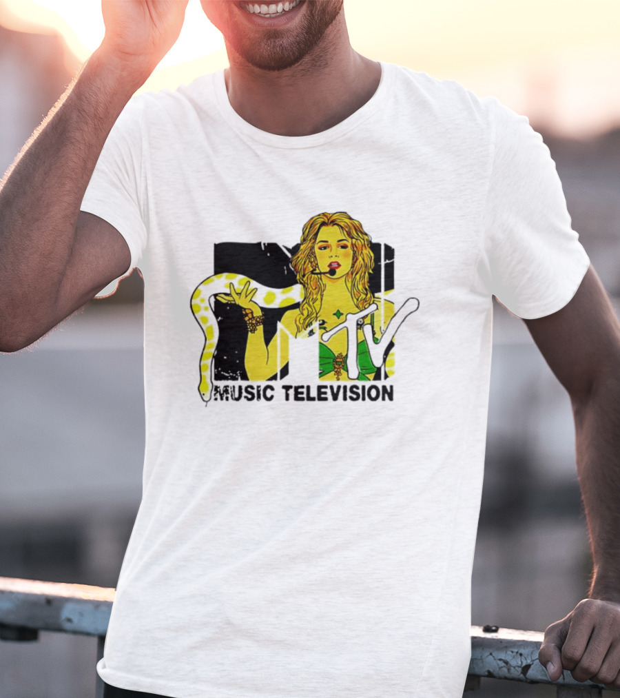 Britney Spears MTV Music Television Snake T-Shirt