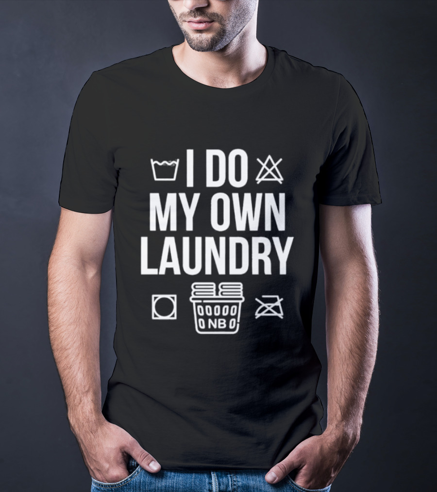 Nate Bargatze I Do My Own Laundry Iconic Laundry T-Shirt