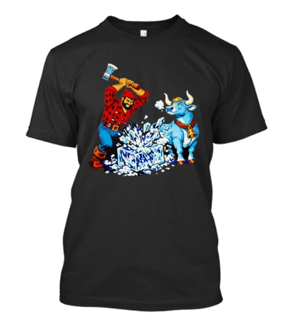 Paul Bunyan Anti Ice Minnesota Resist Fascists Political T-Shirt