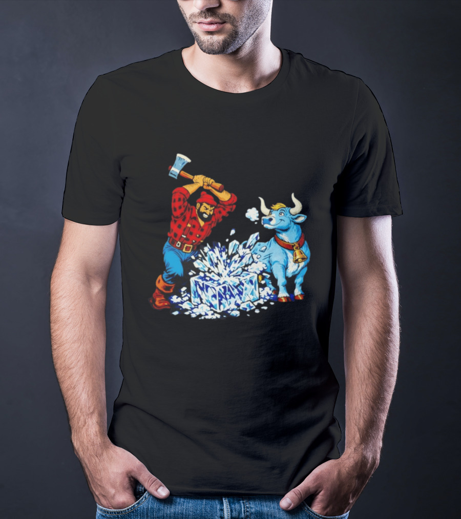 Paul Bunyan Anti Ice Minnesota Resist Fascists Political T-Shirt