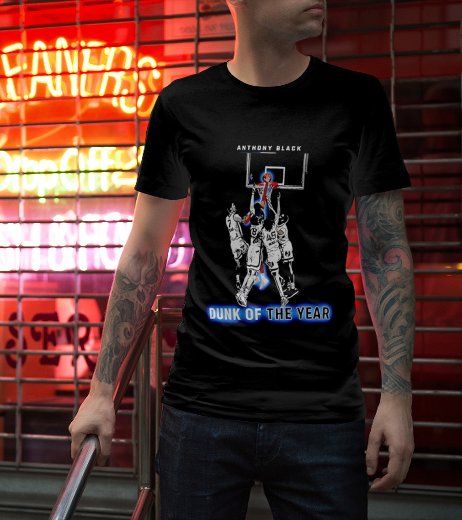 Anthony Black Dunk Of The Year Orlando Magic Basketball Action T-Shirt