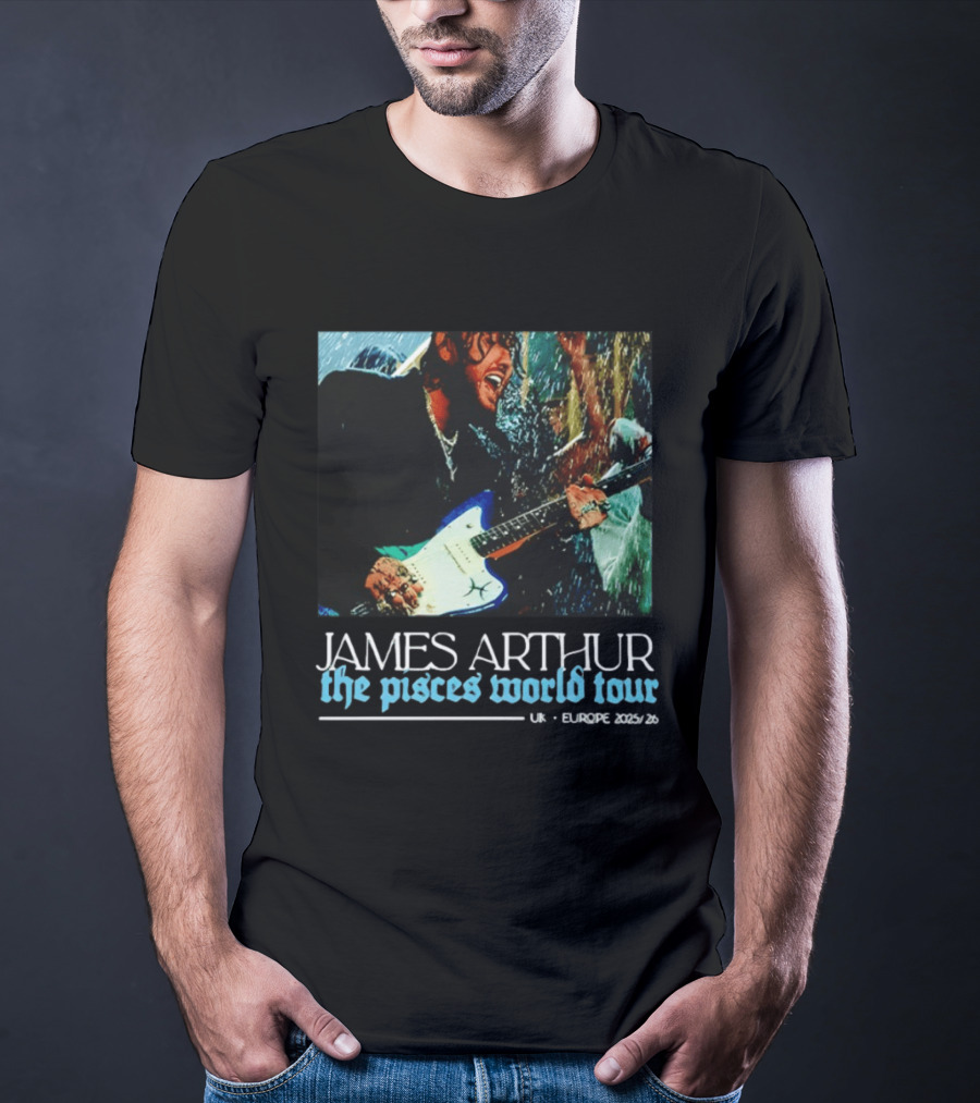 JAMES ARTHUR The Pisces World Tour UK Europe 2023/24 T-Shirt