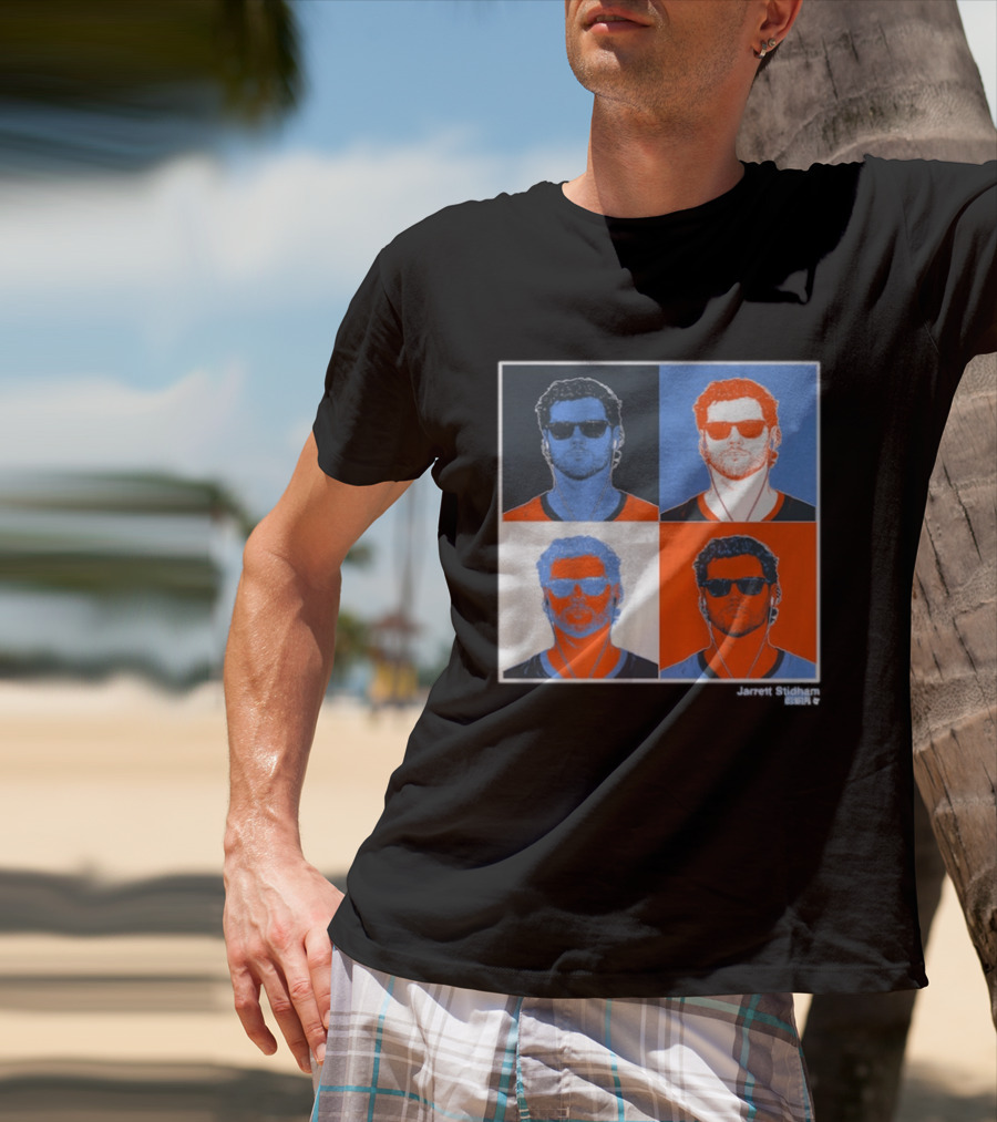 Jarrett Stidham Pop Art Style Sunglasses Quadrant T-Shirt