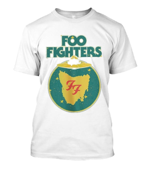 Foo Fighters Australia Tasmania 2026 Utas Stadium January 24 UFO Australia T-Shirt