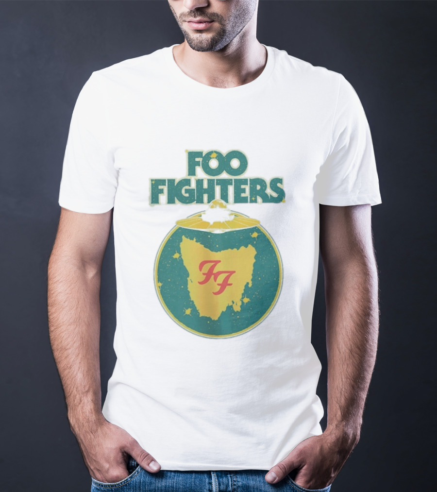 Foo Fighters Australia Tasmania 2026 Utas Stadium January 24 UFO Australia T-Shirt