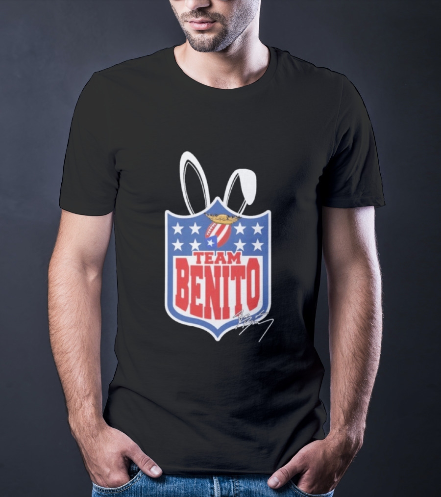 Team Benito Football Stars Shield T-Shirt