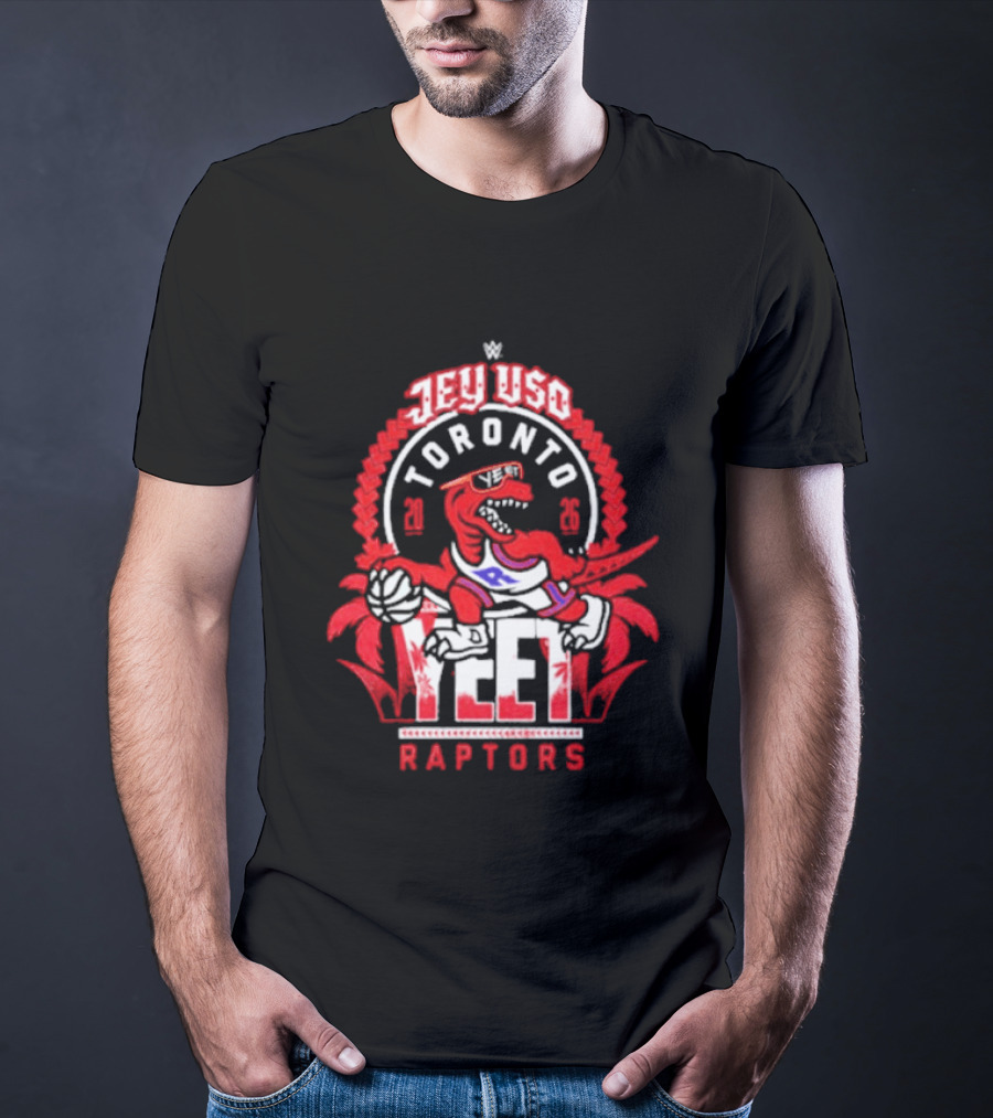 Jey Uso Toronto Raptors Yeet WWE T-Shirt