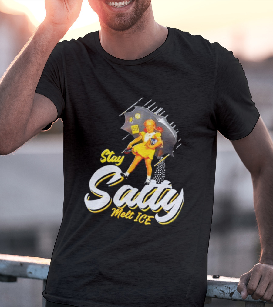 Stay Salty Melt Ice Umbrella Girl T-Shirt