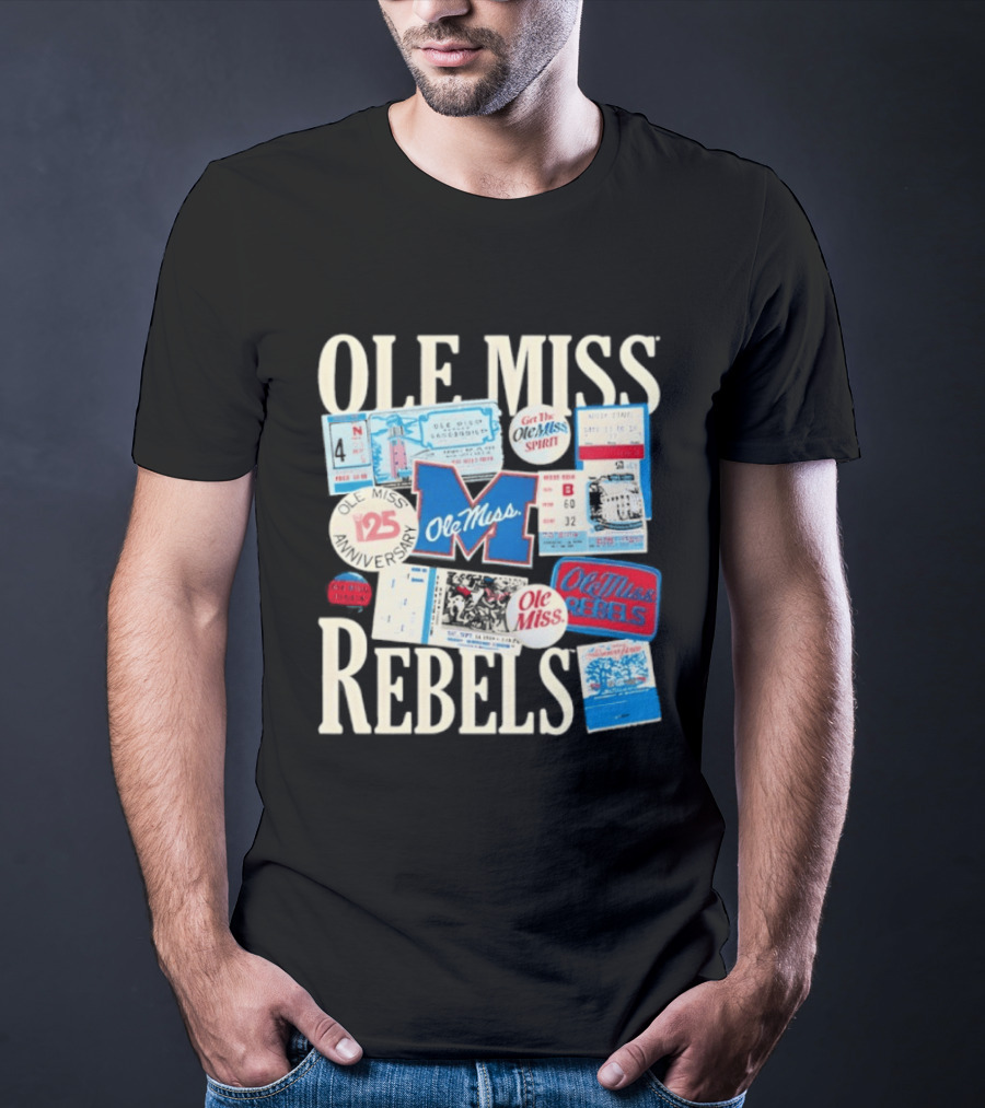 Ole Miss Rebels Spirit Memorabilia Collection T-Shirt