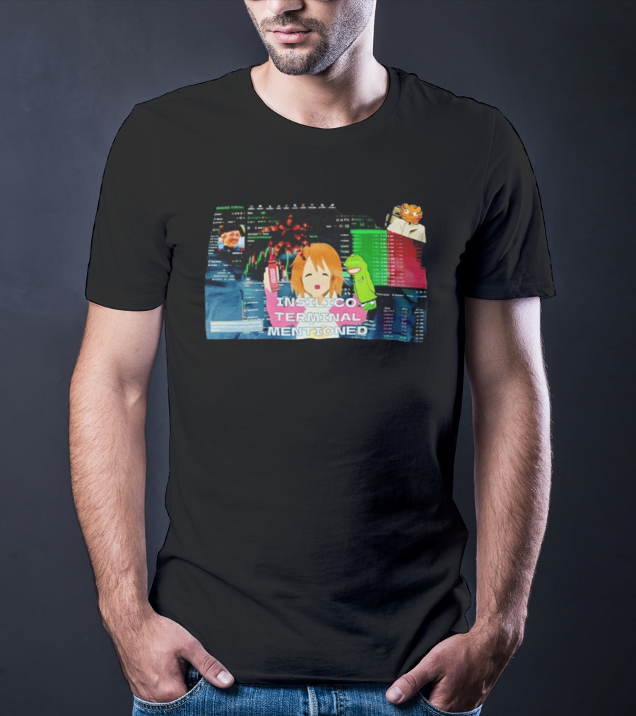 Insilico Terminal Mentioned Anime Character Stock Market T-Shirt