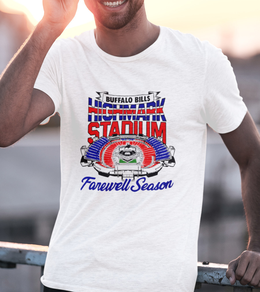 Buffalo Bills Highmark Stadium Farewell Season T-Shirt