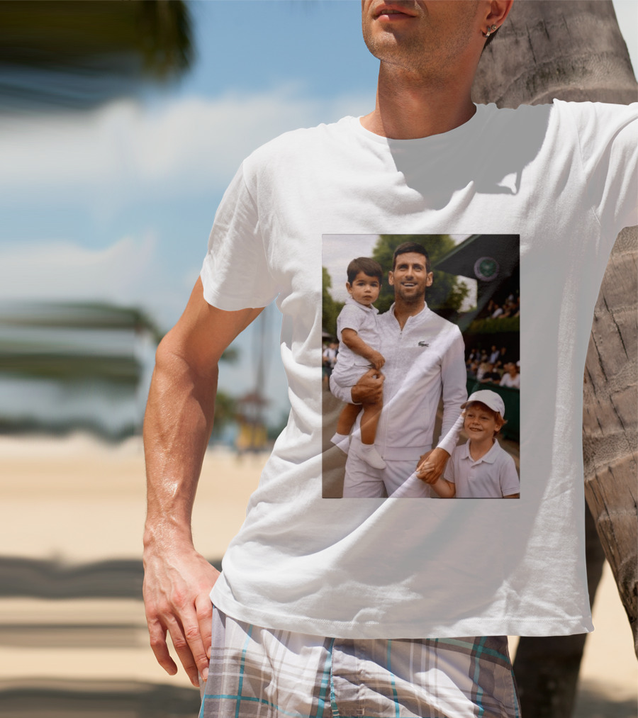 Djokovic Alcaraz And Jannik Kid Australian Open T-Shirt
