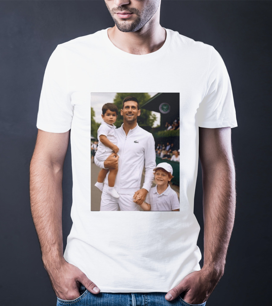 Djokovic Alcaraz And Jannik Kid Australian Open T-Shirt
