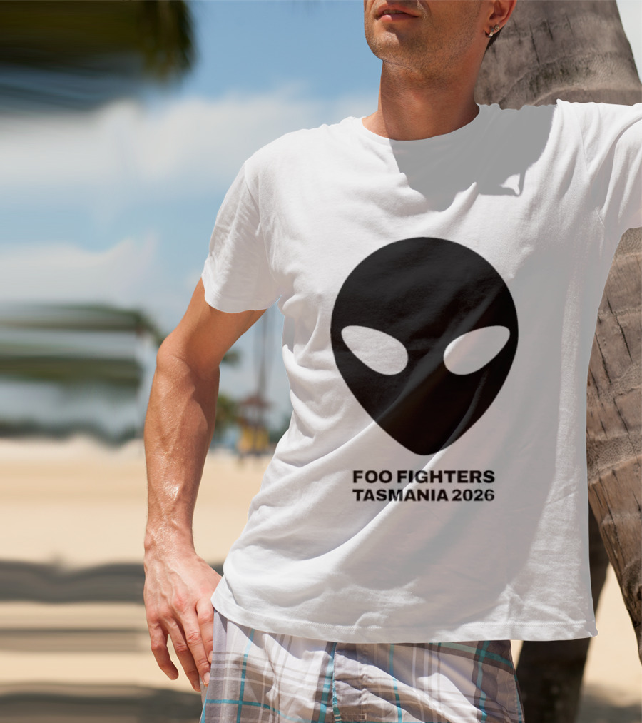 Foo Fighters Tasmania 2026 Alien Tour T-Shirt