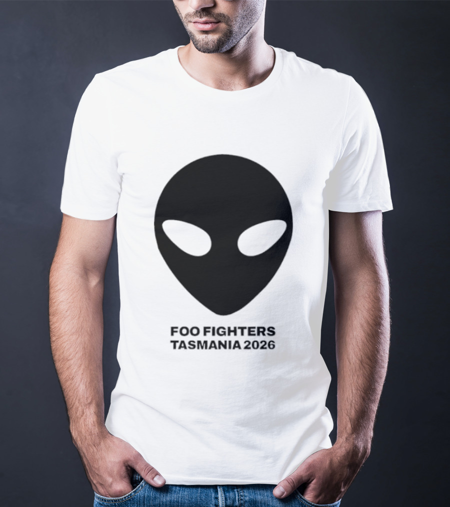 Foo Fighters Tasmania 2026 Alien Tour T-Shirt