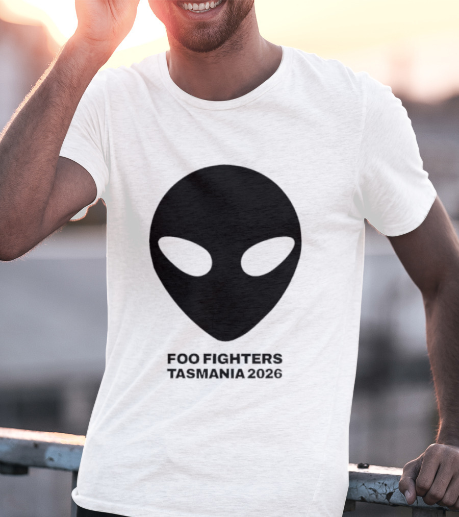 Foo Fighters Tasmania 2026 Alien Tour T-Shirt
