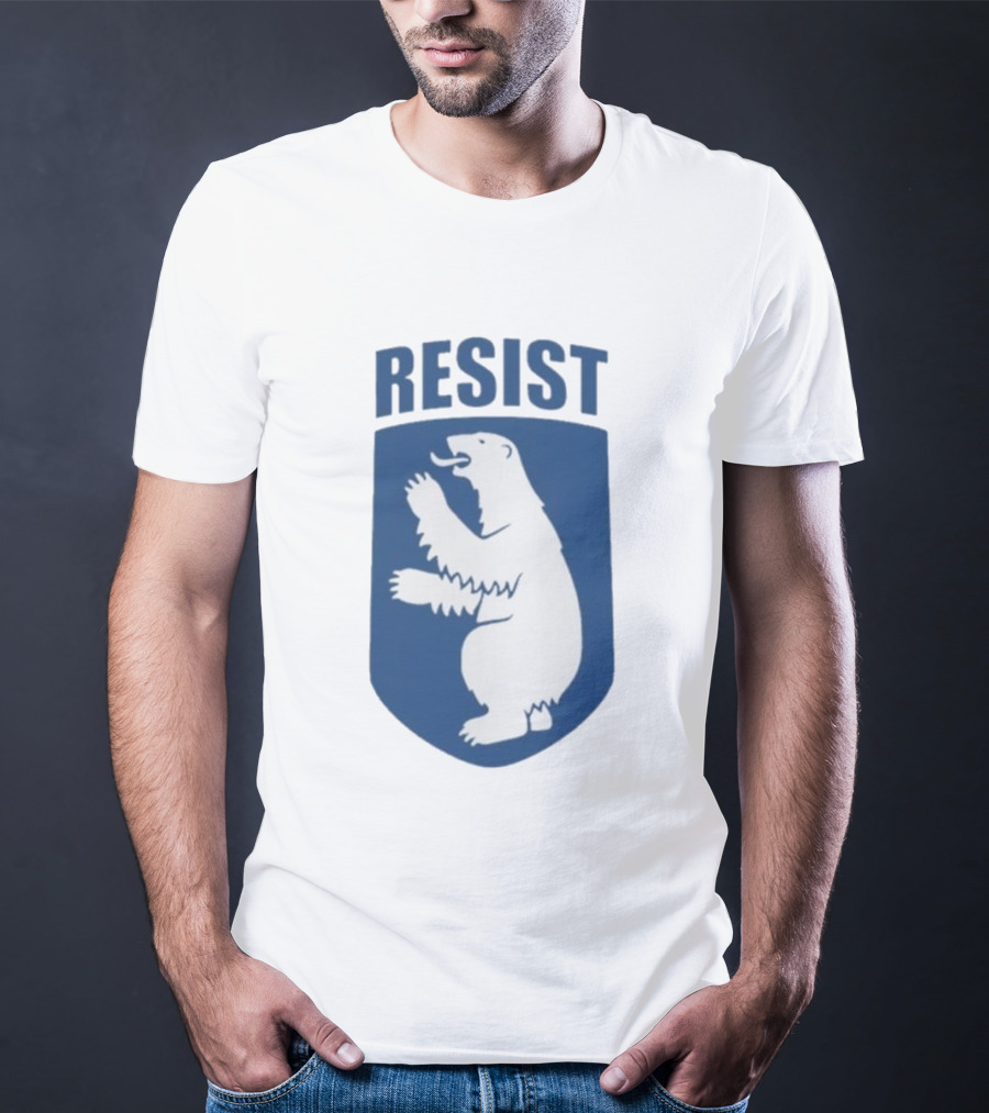 Resist Greenland Polar Bear Shield T-Shirt