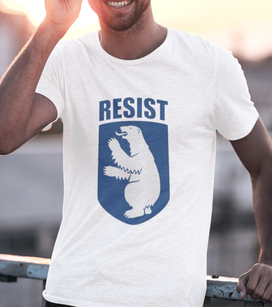 Resist Greenland Polar Bear Shield T-Shirt