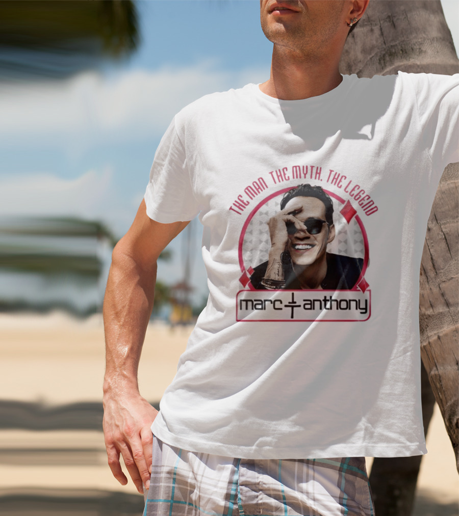 The Man The Myth The Legend Marc Anthony Vegas My Way Vivir Mi Vida 2026 T-Shirt