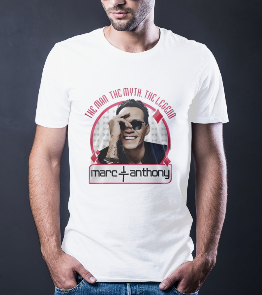 The Man The Myth The Legend Marc Anthony Vegas My Way Vivir Mi Vida 2026 T-Shirt