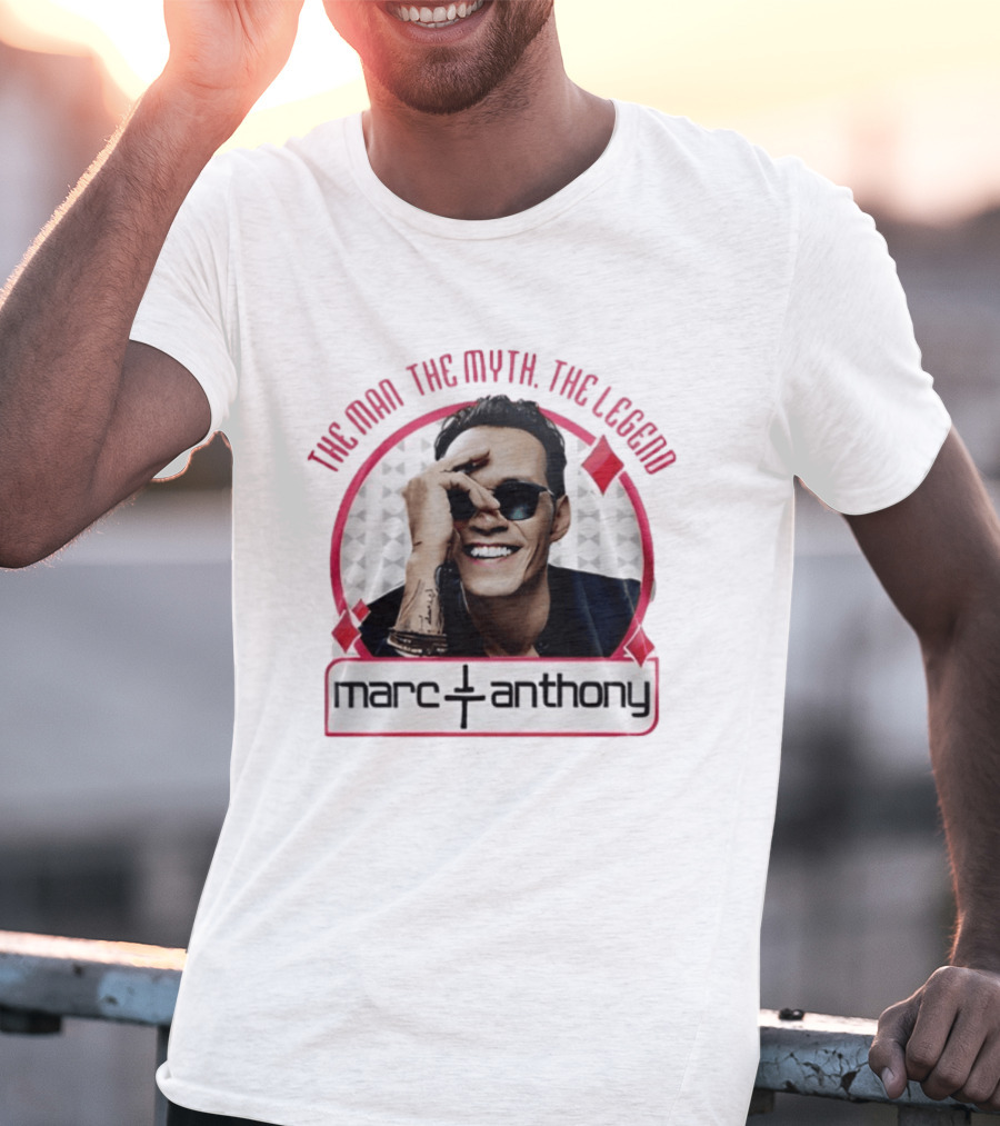 The Man The Myth The Legend Marc Anthony Vegas My Way Vivir Mi Vida 2026 T-Shirt