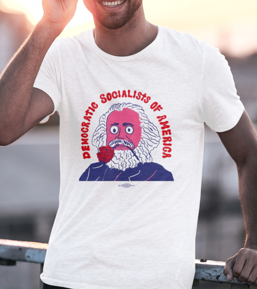 Democratic Socialists Of America Marx Rose T-Shirt